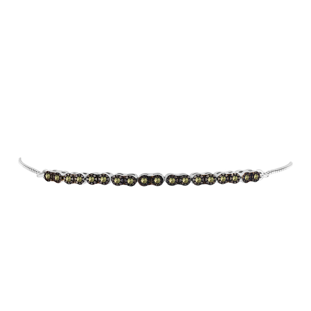 Silberarmband mit österreichischem Markasit 2 