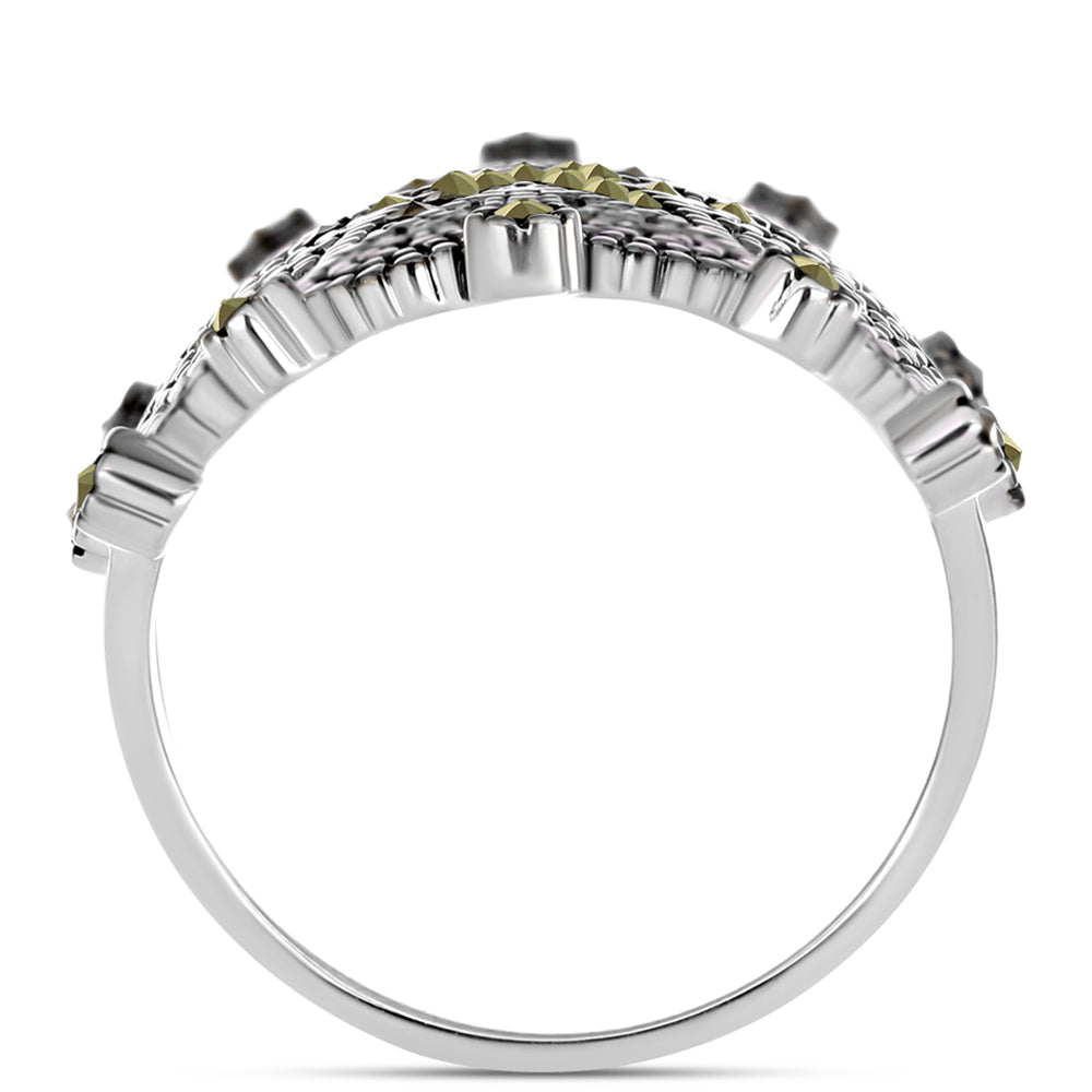 Silberring mit österreichischem Markasit 2 