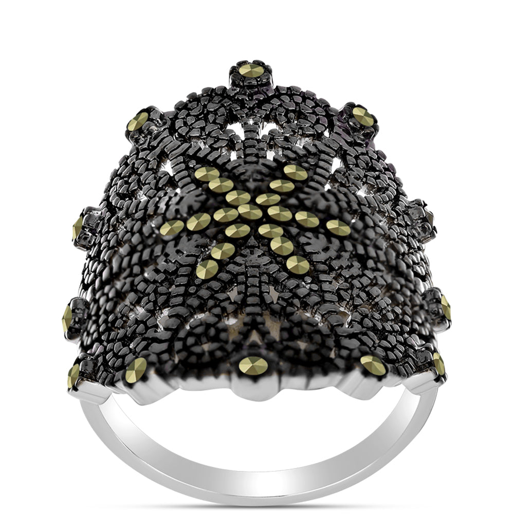 Silberring mit österreichischem Markasit