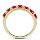 Goldplattierter Silberring mit rotem Achat