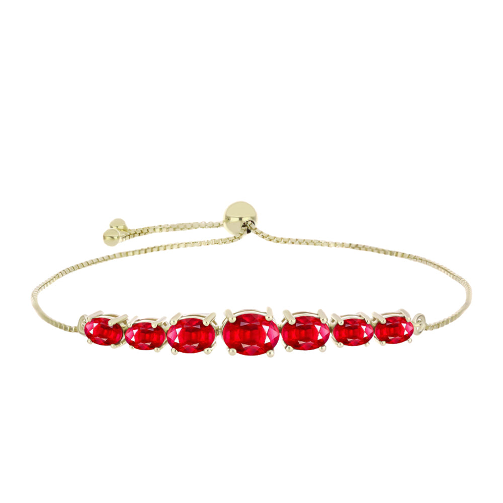 Goldplattiertes Silberarmband mit rotem Achat 1 