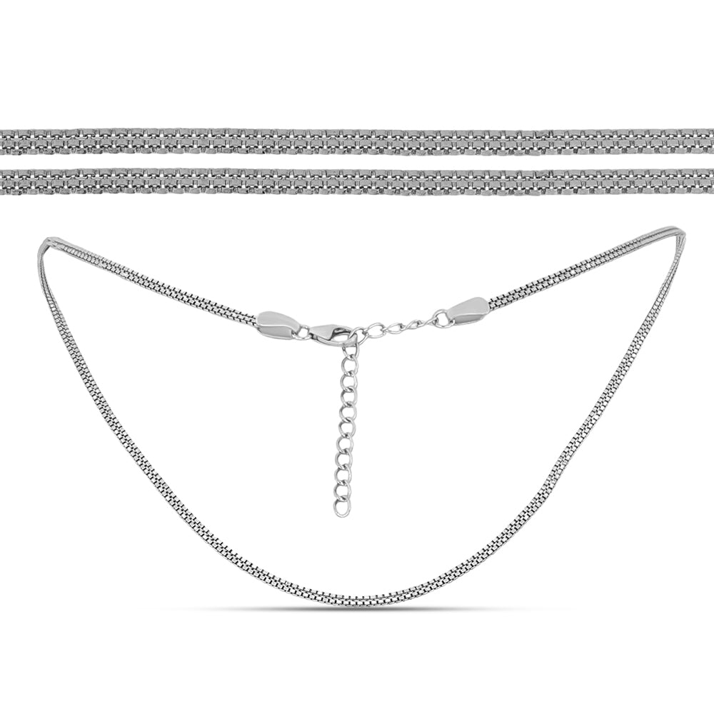 Silberhalskette 1 