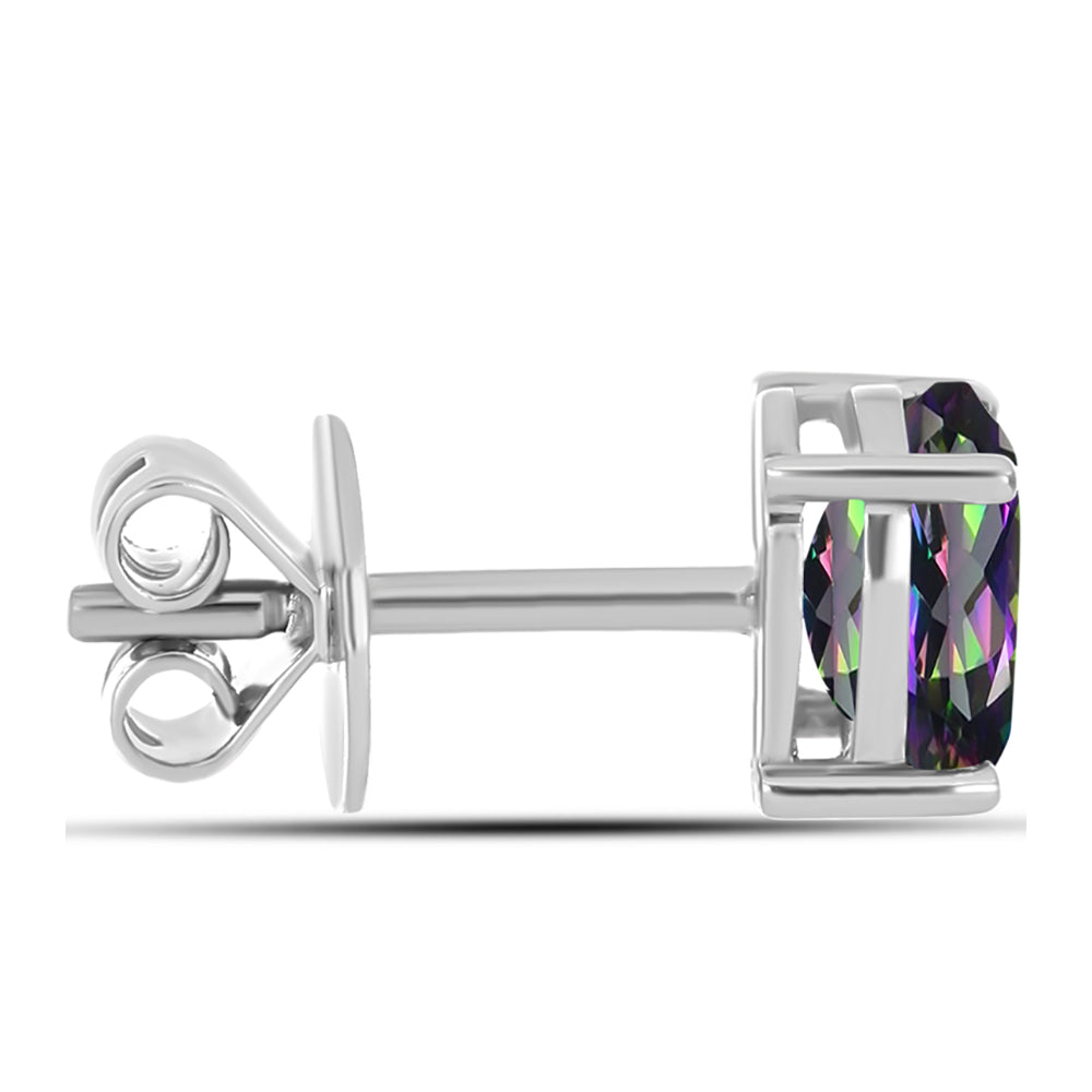 schmuckgarnitur aus Silber mit mystischem Topas