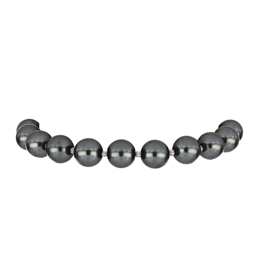 Goldplattiertes Silberarmband mit Tahitigrüne-Illusion Süßwasserperle