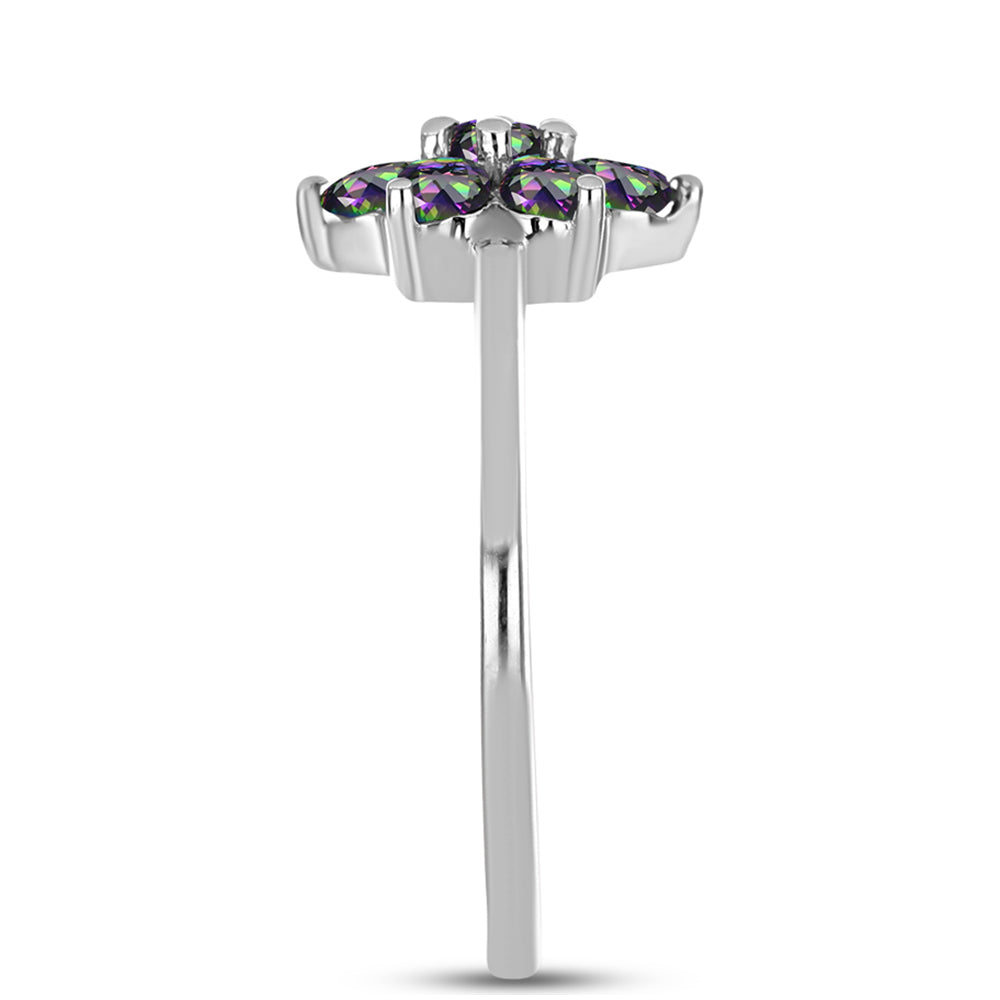 Silberring mit mystischem Topas 4 