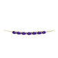 Goldplattiertes Silberarmband mit marokkanischem Amethyst