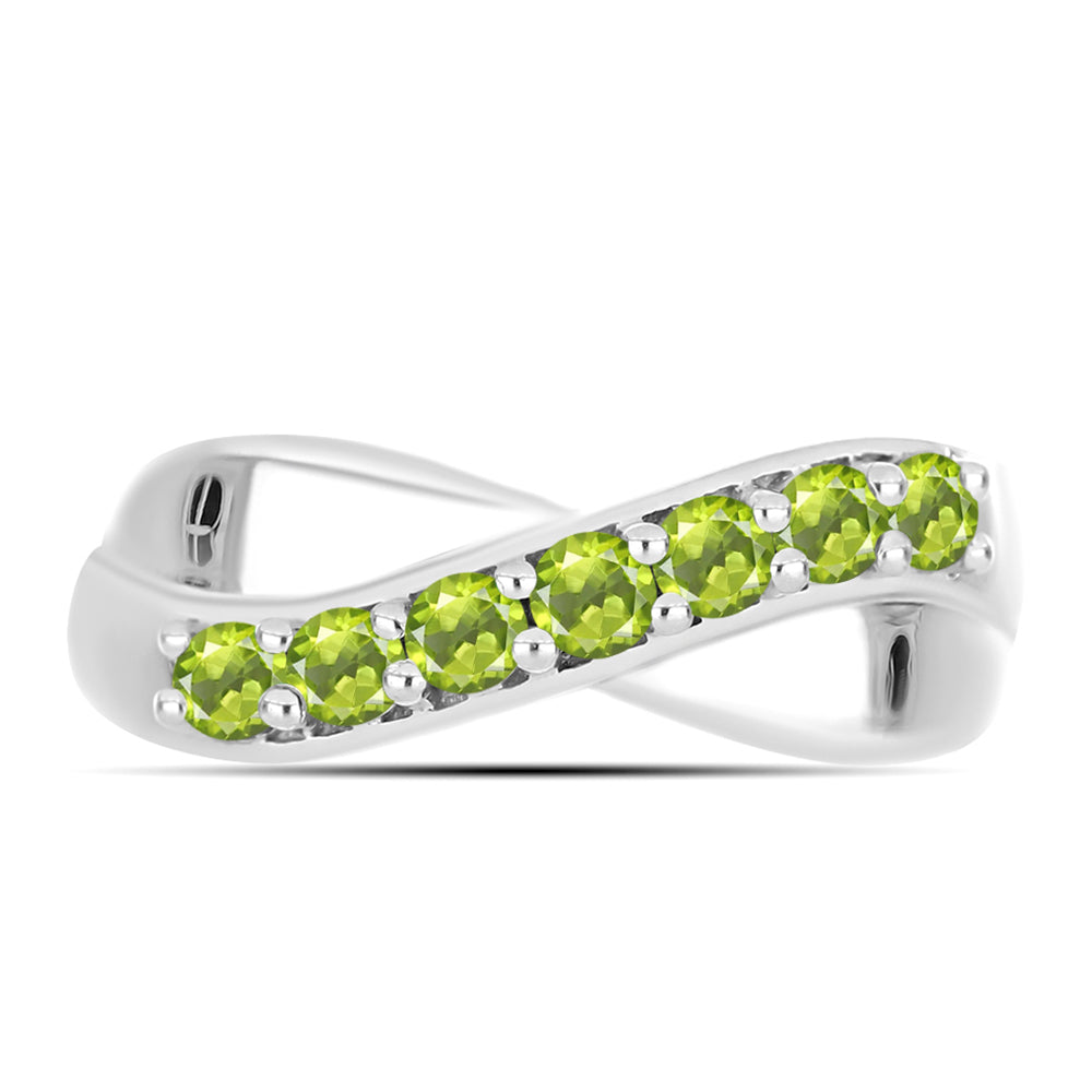 Silberring mit Peridot aus Changbai 1 