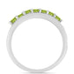 Silberring mit Peridot aus Changbai