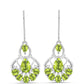 Silberohrringe mit Peridot aus Changbai