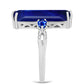 Silberring mit australischem blauem Saphir