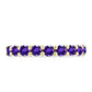 Goldplattierter Silberring mit marokkanischem Amethyst