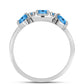 Silberring mit schweizerischem Blautopas