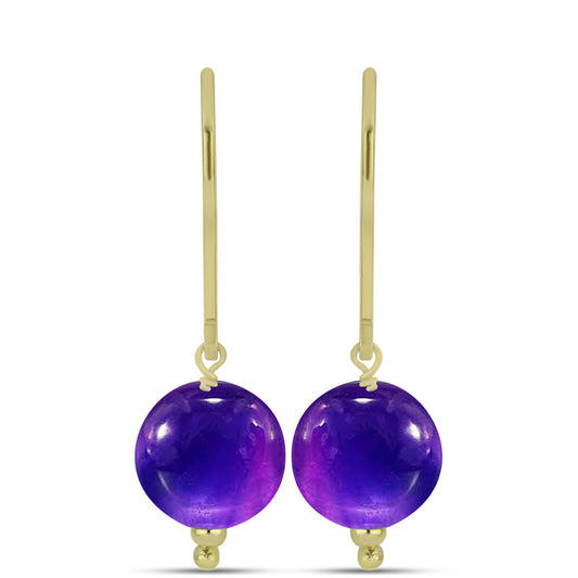 schmuckgarnitur aus Goldplattierte Silber mit marokkanischem Amethyst