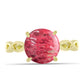 Goldplattierter Silberring mit Thulit