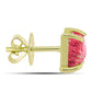Goldplattierte Silberohrringe mit Thulit
