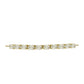 Goldplattiertes Silberarmband mit Perlmutt