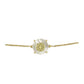 Goldplattiertes Silberarmband mit Perlmutt