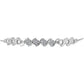Silberarmband mit weißem Diamant