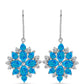 Silberohrringe mit äthiopischem Paraiba-Blauopal und weißem Topas