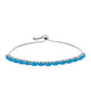 Silberarmband mit äthiopischem Paraiba-Blauopal