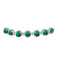 Silberarmband mit Malachit