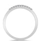 Silberring mit weißem Diamant