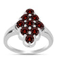 Silberring mit Barton Granat