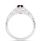 Silberring mit Barton Granat