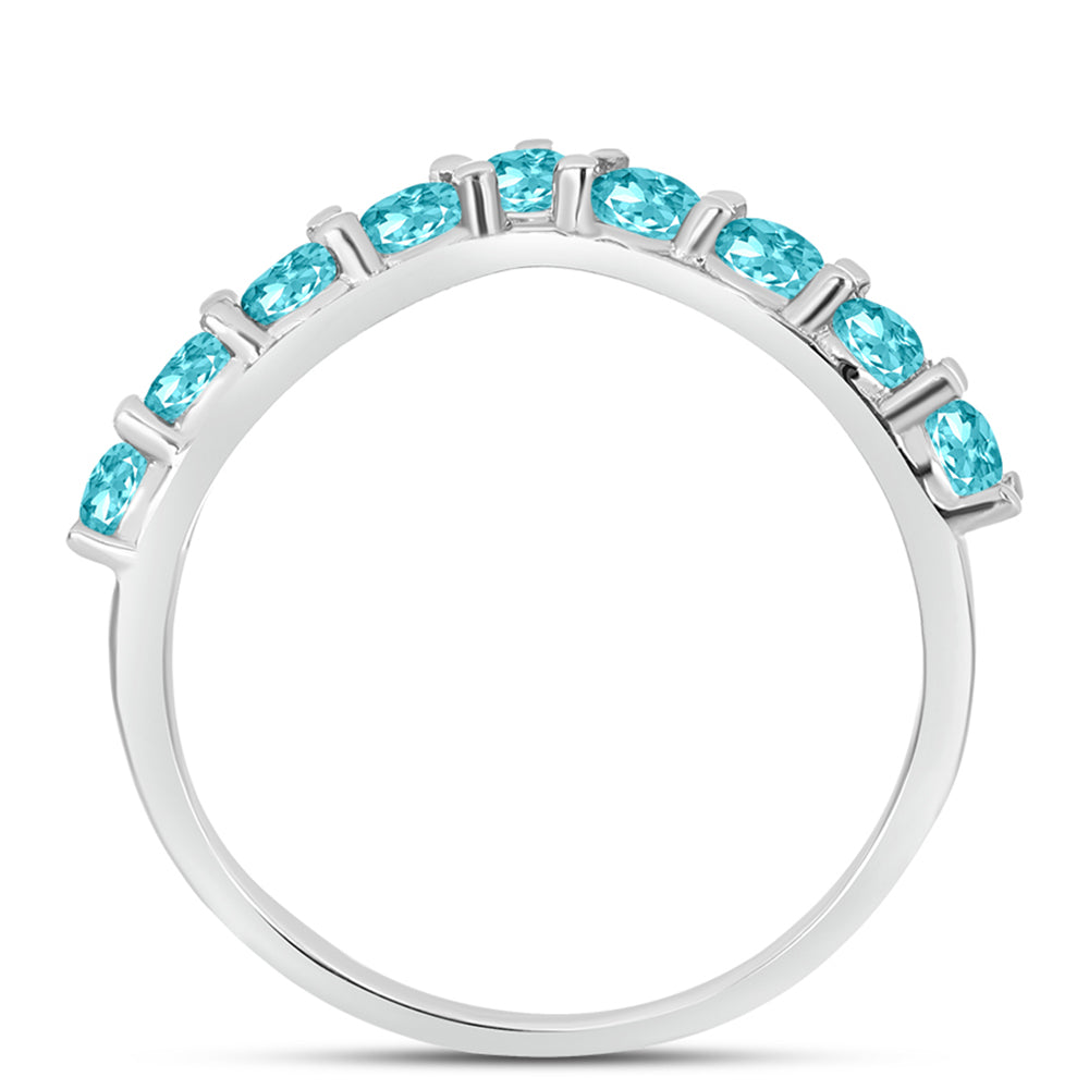 Silberring mit Paraiba Quarz 2 