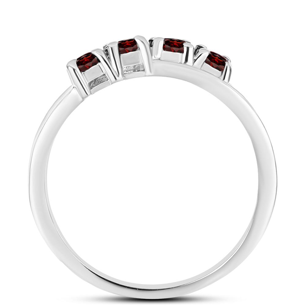 Silberring mit Barton Granat 2 