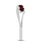 Silberring mit Barton Granat