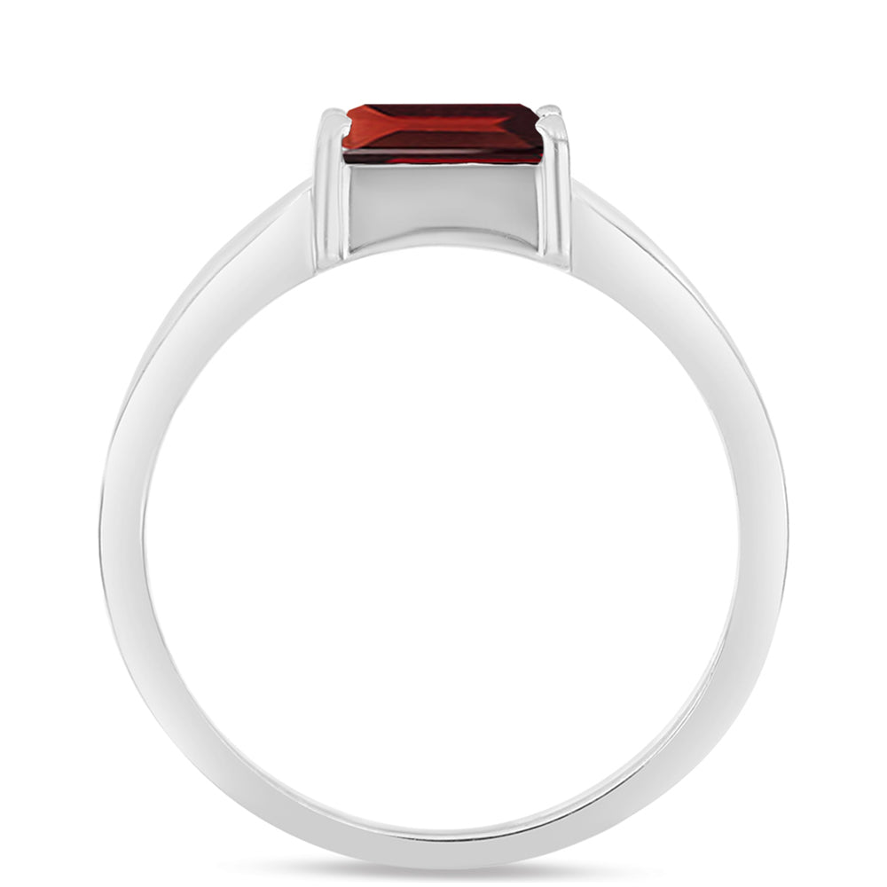 Silberring mit Barton Granat 2 
