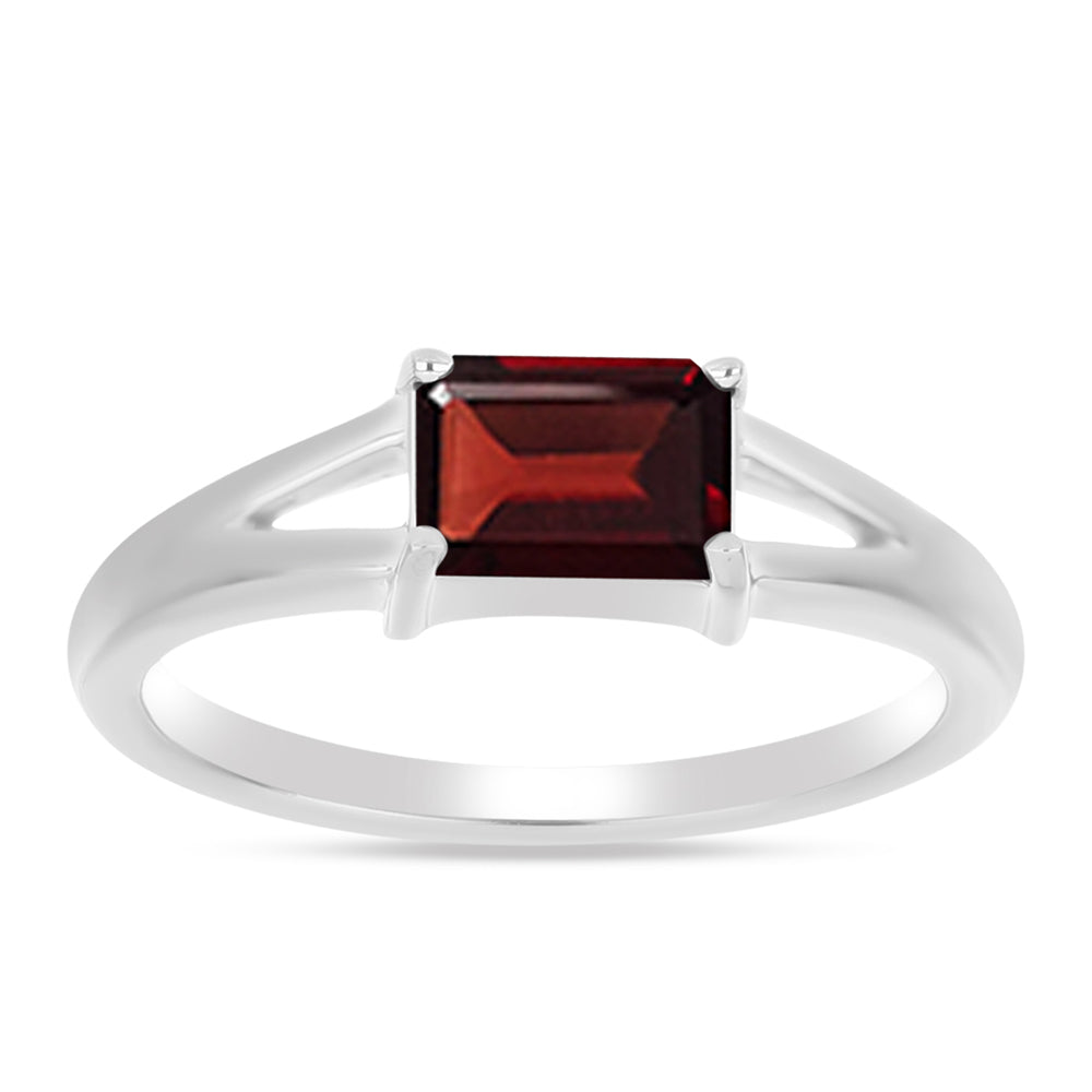 Silberring mit Barton Granat 3 