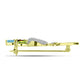 Goldplattierte Silberbrosche mit Barton Granat und marokkanischem Amethyst