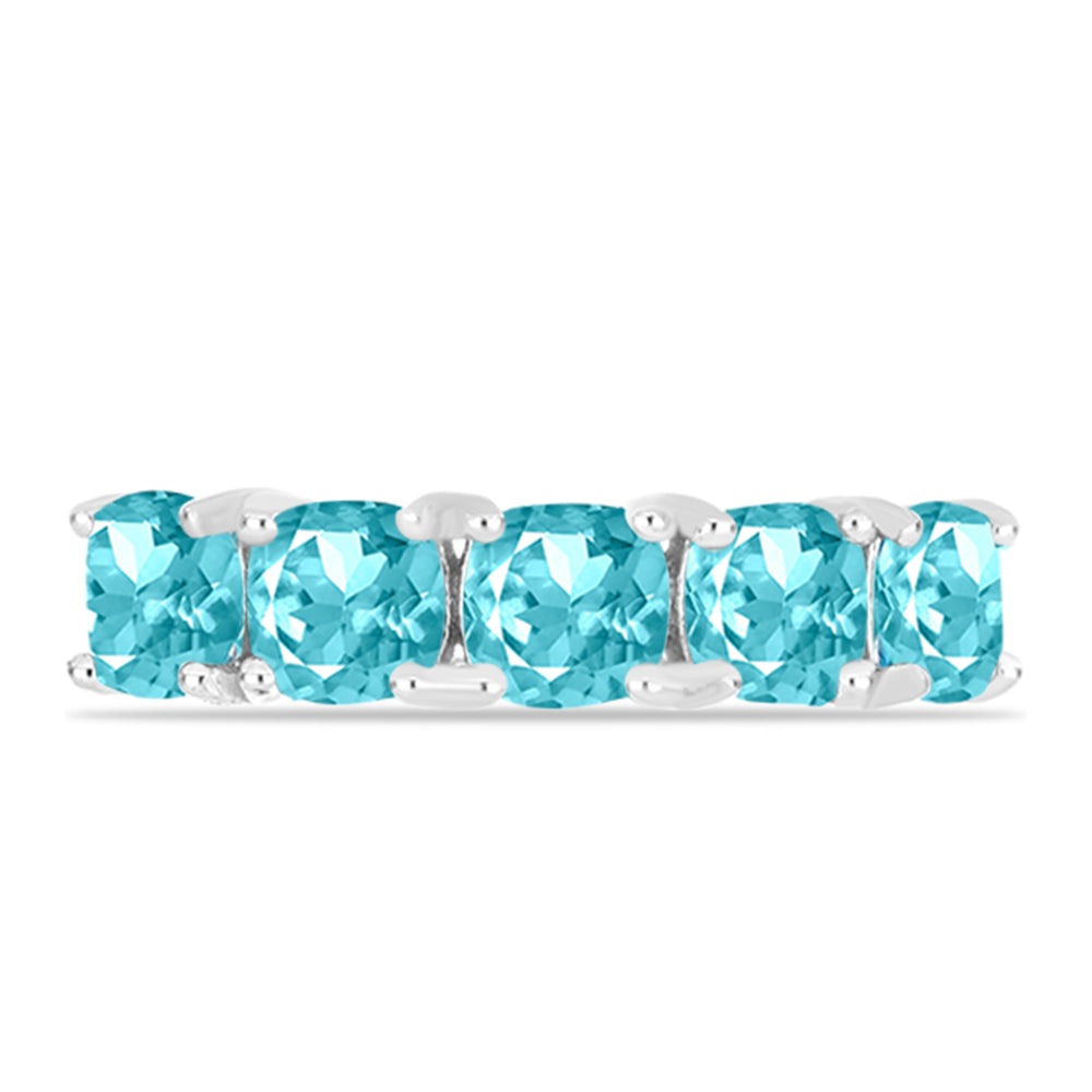 Silberring mit Paraiba Quarz 1 
