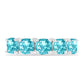 Silberring mit Paraiba Quarz