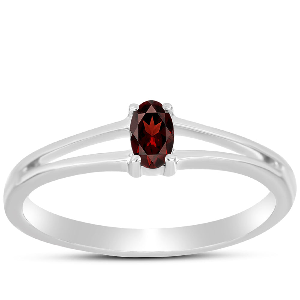 Silberring mit Barton Granat