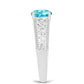 Silberring mit Paraiba Quarz