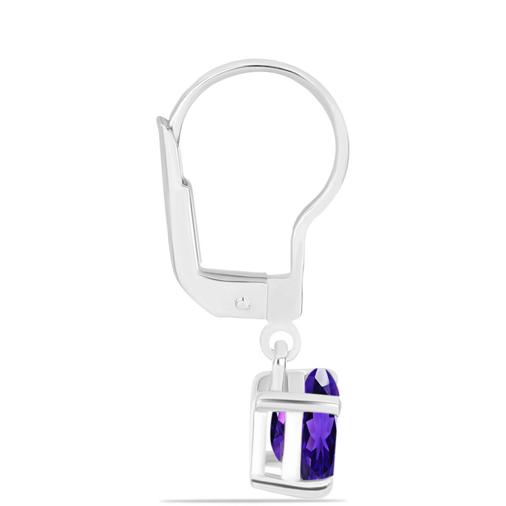 Silberohrringe mit marokkanischem Amethyst 2 
