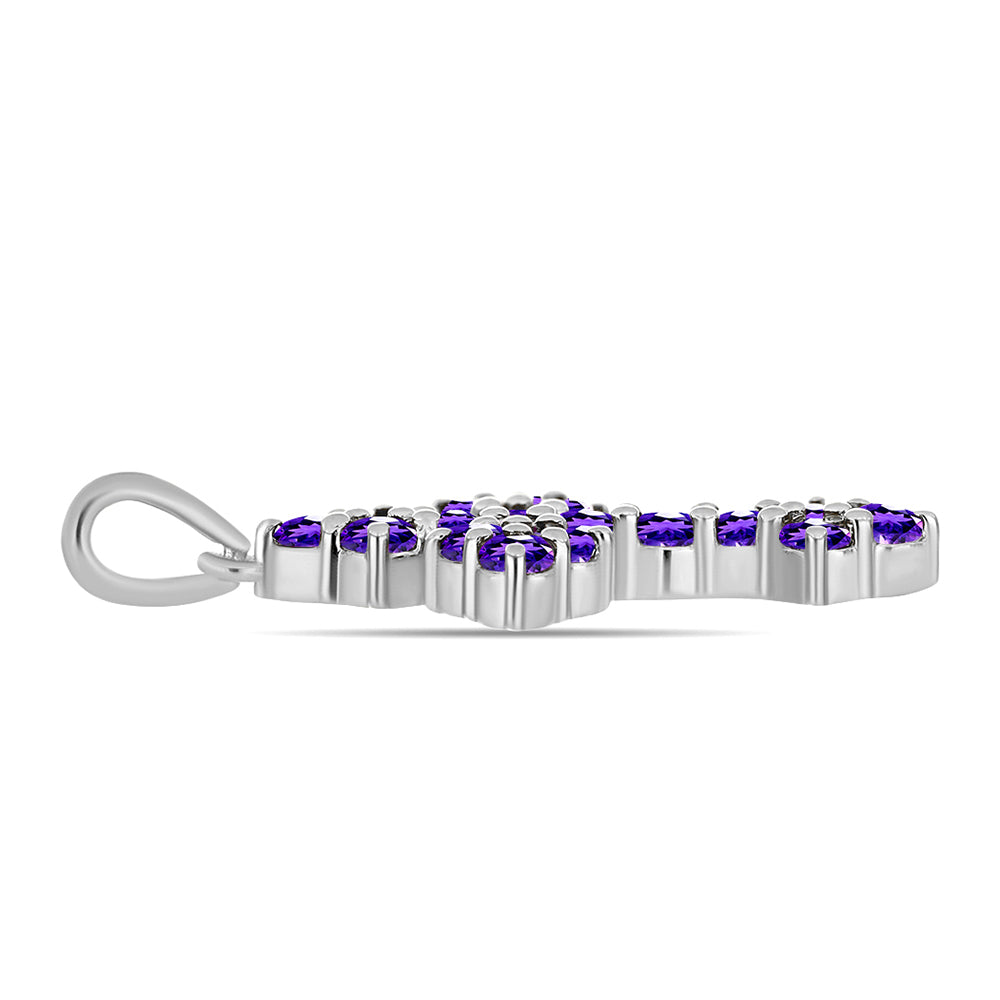 Silberanhänger mit marokkanischem Amethyst