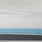 Eazzzy Matratzenauflage von Premiumqualität, mit Bettlaken als GESCHENK  - 180*200*9 cm
