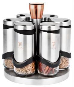 Berlingerhaus Gewürzständer-Set, 7-teilig
