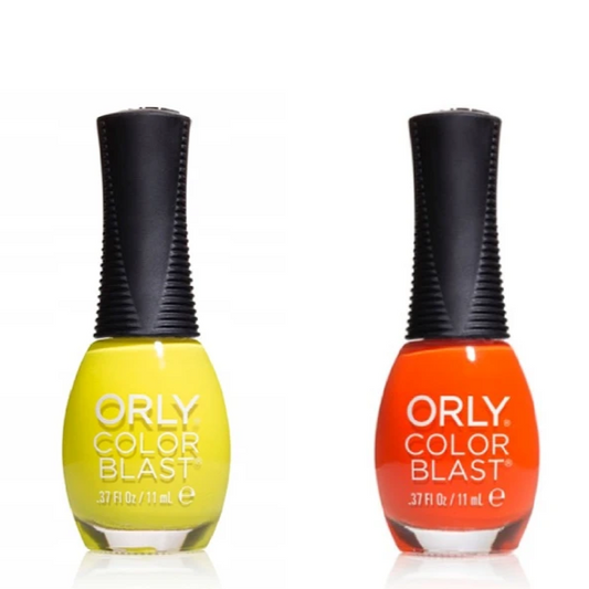 Gelb und Rot Orly Color Blast Nagellack - 1+1 GESCHENK - 2 x 11 ml