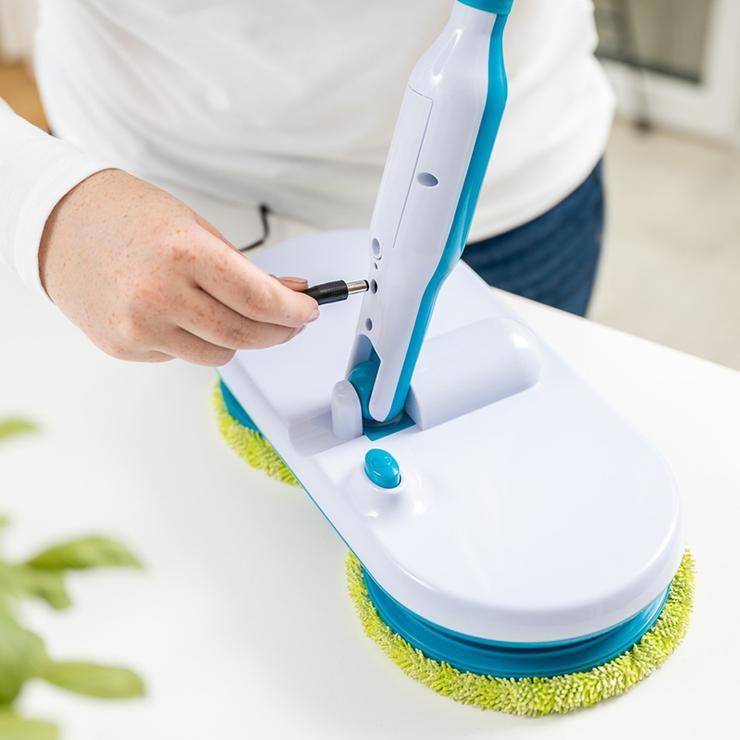 Hurricane Floating Mop – batteriebetriebener Rotationsmopp