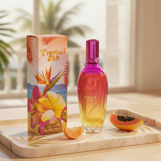 100 ml Eau de Parfum "TROPICAL SUN" Fruchtiger Moschusduft für Frauen