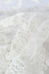 Glitter Flower Patterned Triangle Scarf-Shawl, 45 cm x 45 cm x 170 cm, White