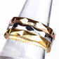 Schmuckgarnitur aus aus goldplattierter Legierung