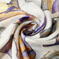 Cotton Scarf-Shawl, 70 cm x 180 cm, White Seashell