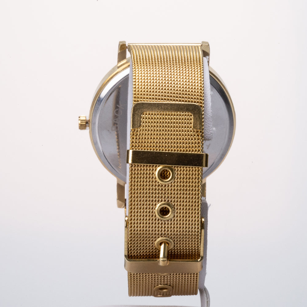 Schmuckgarnitur aus aus goldplattierter Legierung mit weißem Emporia® Kristall 3 