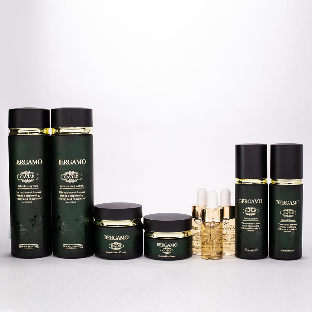 BERGAMO CAVIAR LUXUS-HAUTPFLEGESET 5 
